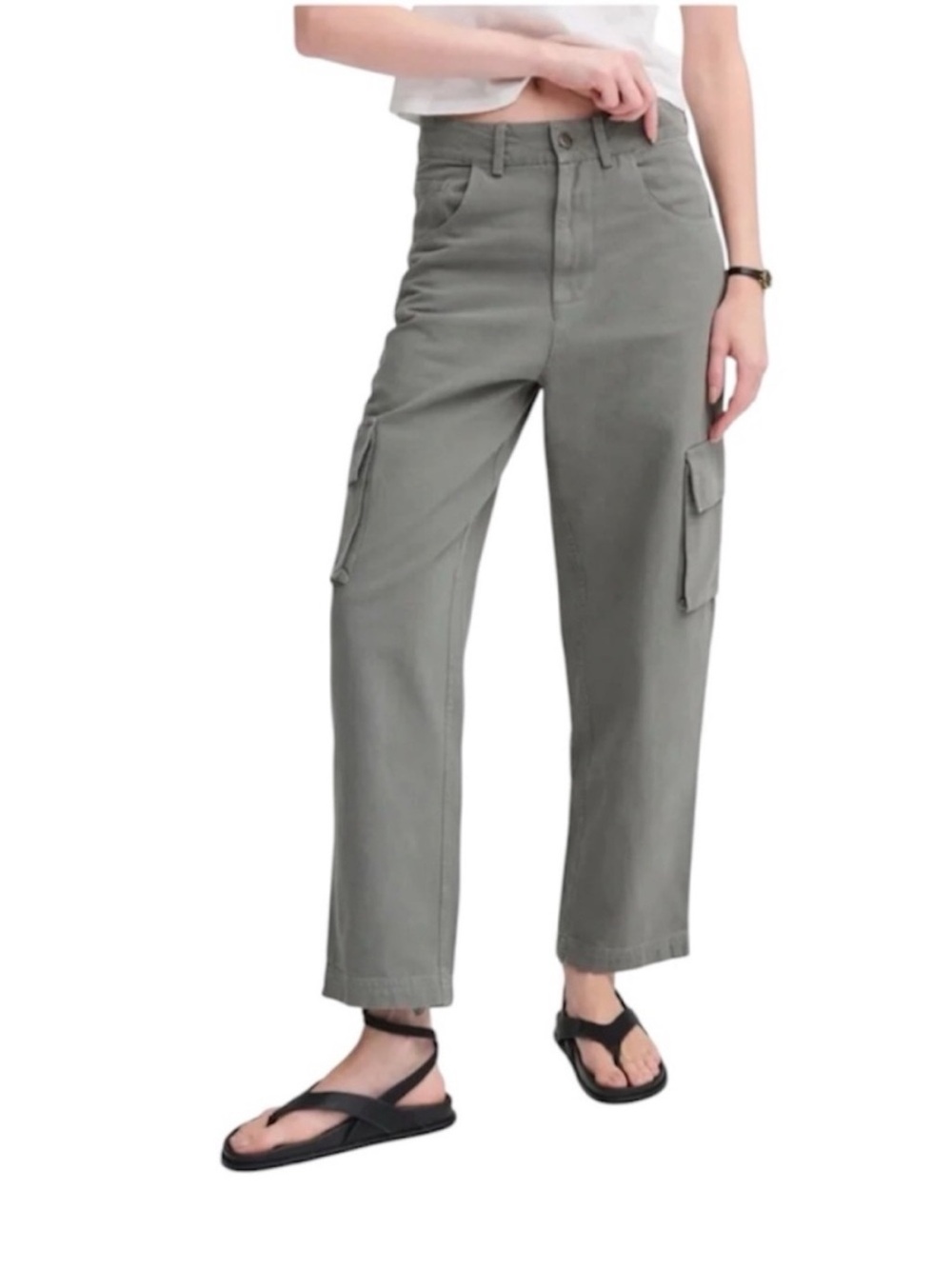 MATE The Label Organic Cotton Canvas Cargo Pant
Gray Size XL